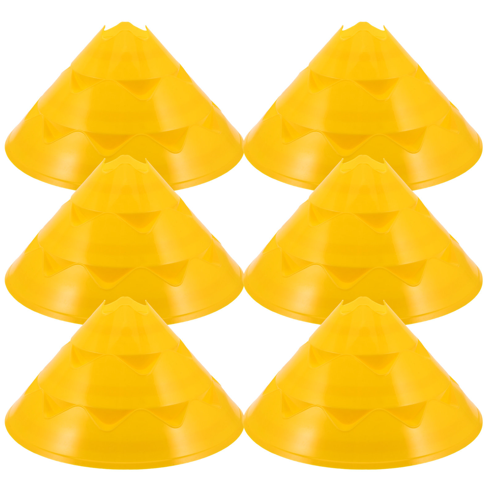 Football Training Cone - กรวยฝึกซ้อมฟุตบอล 6 ชิ้น ขนาด 11.59x7.39 ซม.