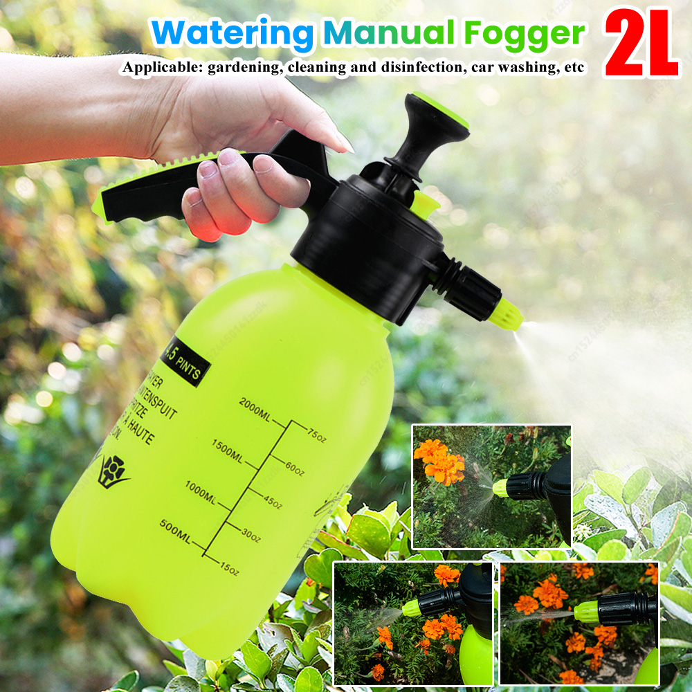Sports Equipment Disinfectant Spray - 2L มือความดันน้ํา Sprayer หัวฉีดปรับ Garden Sprayer