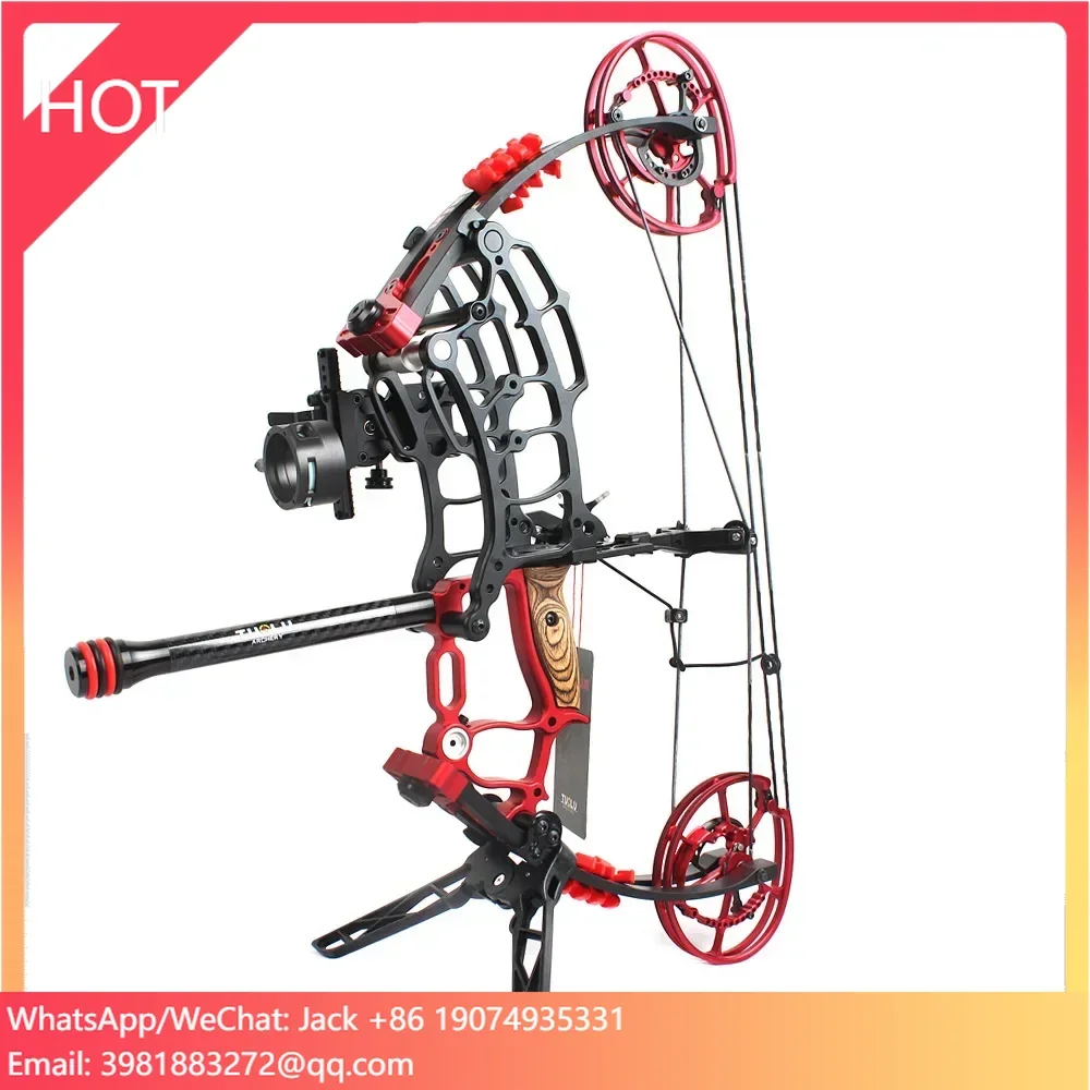 Sports Equipment Archery - อุปกรณ์กีฬายิงธนูแบบคอมโพสิต ลูกเหล็กแบบปล่อยได้สองแบบ ใช้ได้ทั้งแบบยูเอ็มแอล สำหรับการแข่งขัน