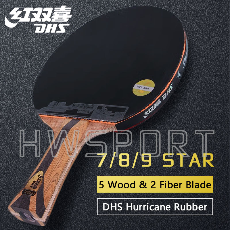 Badminton Racket Carbon - Original DHS 7 ดาวตารางไม้เทนนิส Offensive 8