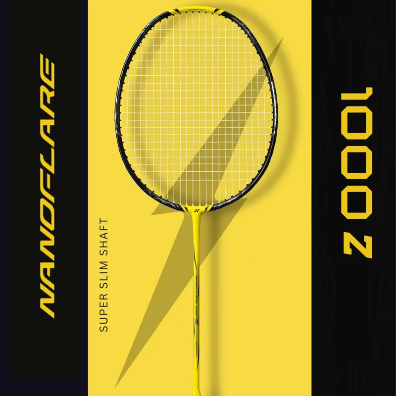 Badminton Racket Carbon - ไม้แบดมินตัน YONEX NANOFLARE 1000Z คาร์บอนน้ำหนักเบา ไม้แบดมินตันความเร็วสูง