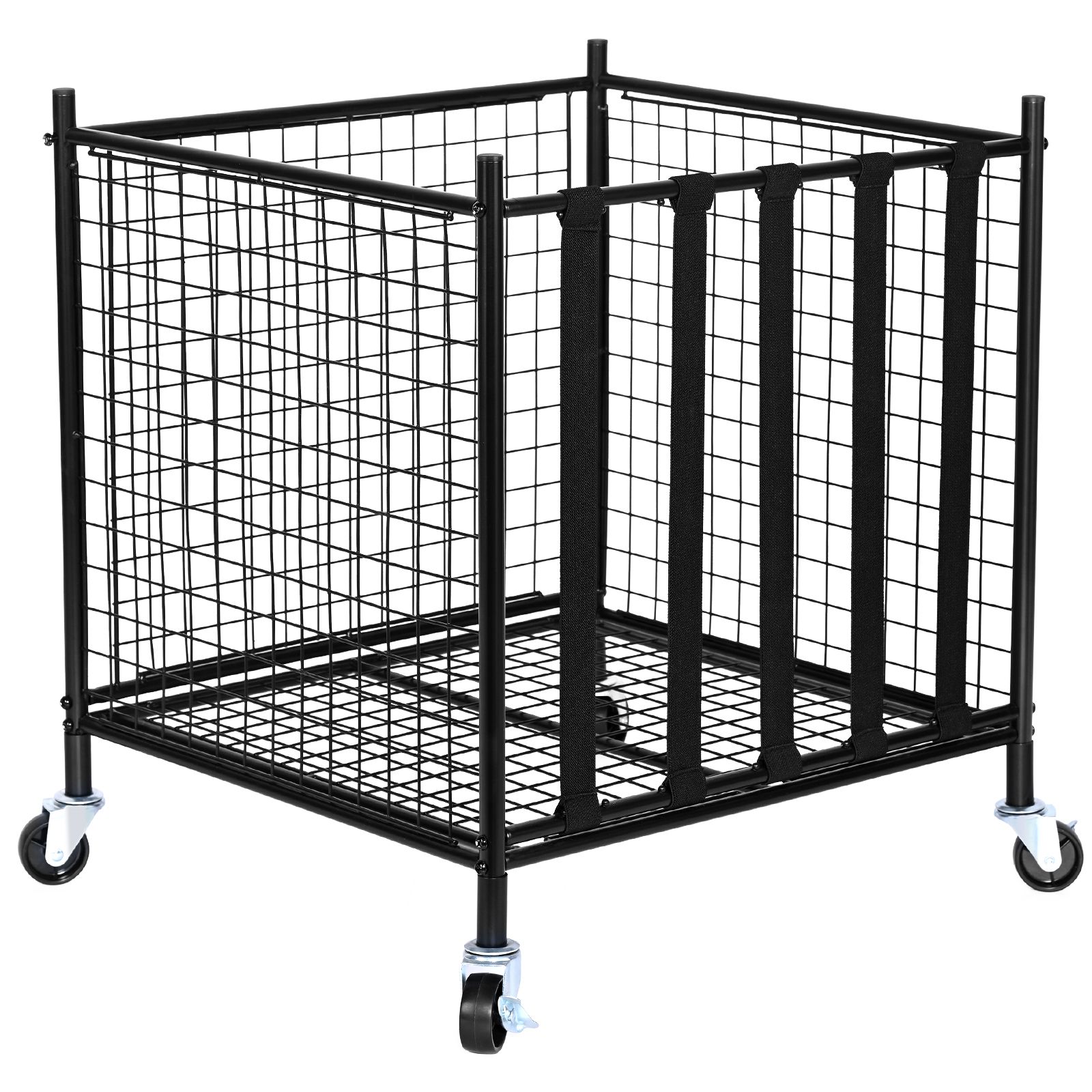 รถเข็นเก็บลูกบอลกีฬาแบบม้วนได้ - Sports Equipment Garage Organizer บทวิจารณ์และราคา