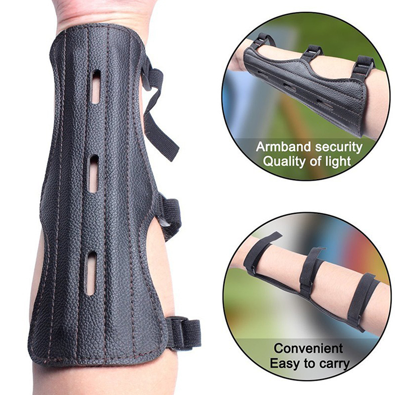 หนังอุปกรณ์ยิงธนู Arm Guard 3  - Sports Equipment Archery บทวิจารณ์และราคา