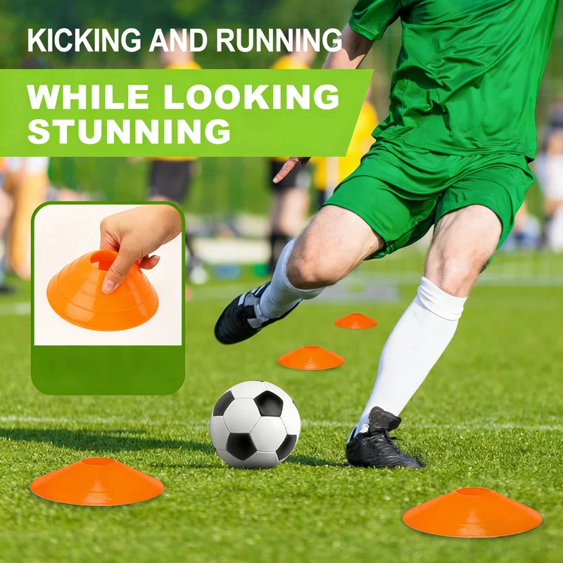 ชุดฝึกซ้อมฟุตบอล 30 ชิ้น แผ่นก - Football Training Cone บทวิจารณ์และราคา