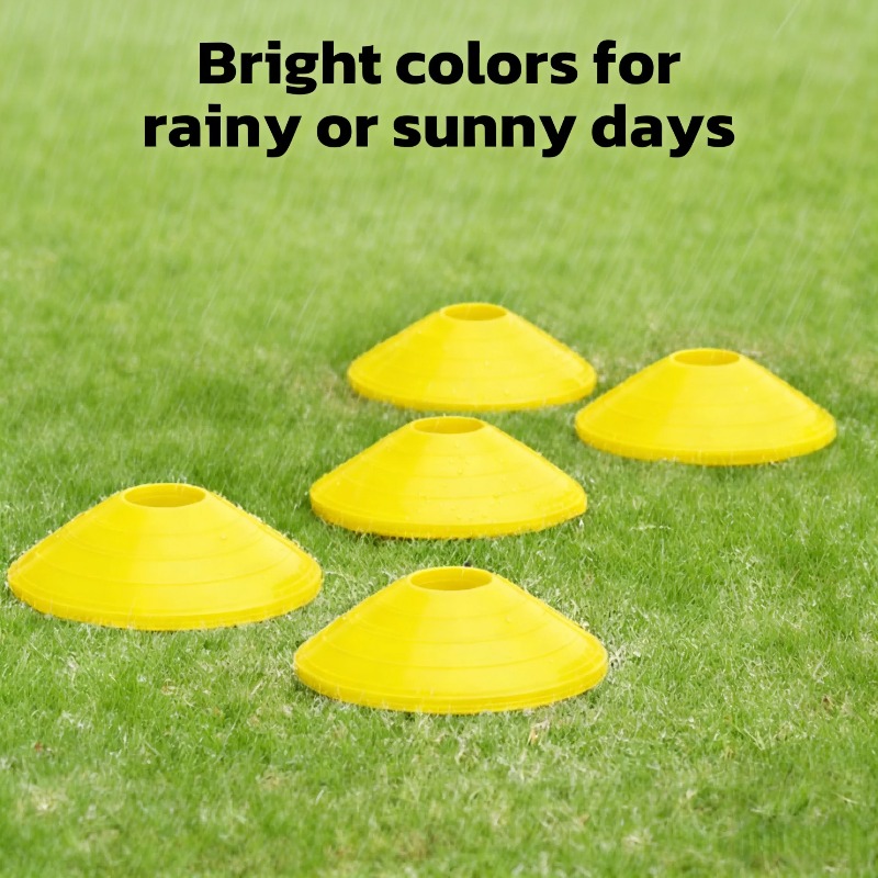 แผ่นมาร์คเกอร์ฟุตบอลทรงกลมแบบห - Football Training Cone บทวิจารณ์และราคา