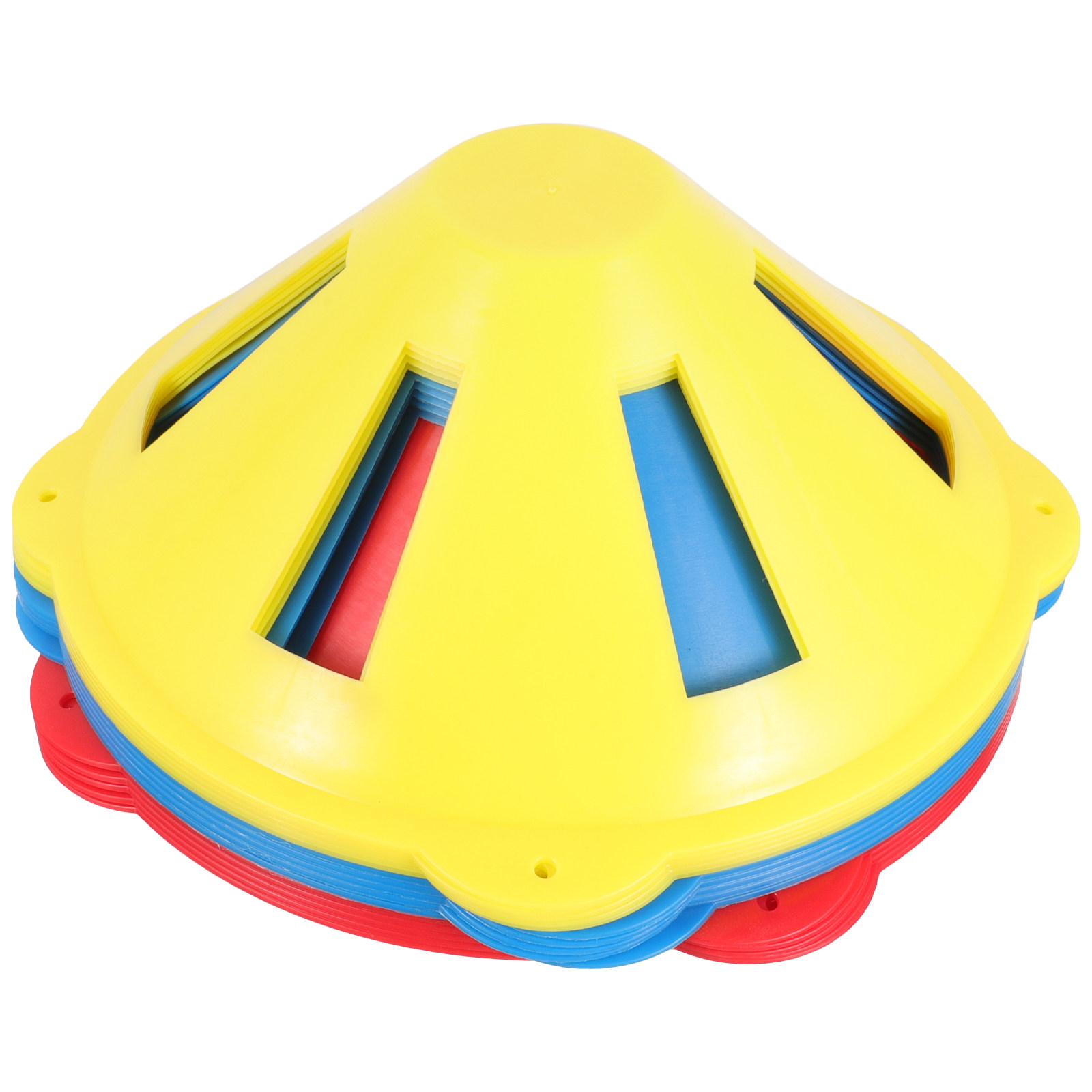 กรวยฝึกซ้อมฟุตบอลกันลม 15 ชิ้น - Football Training Cone บทวิจารณ์และราคา