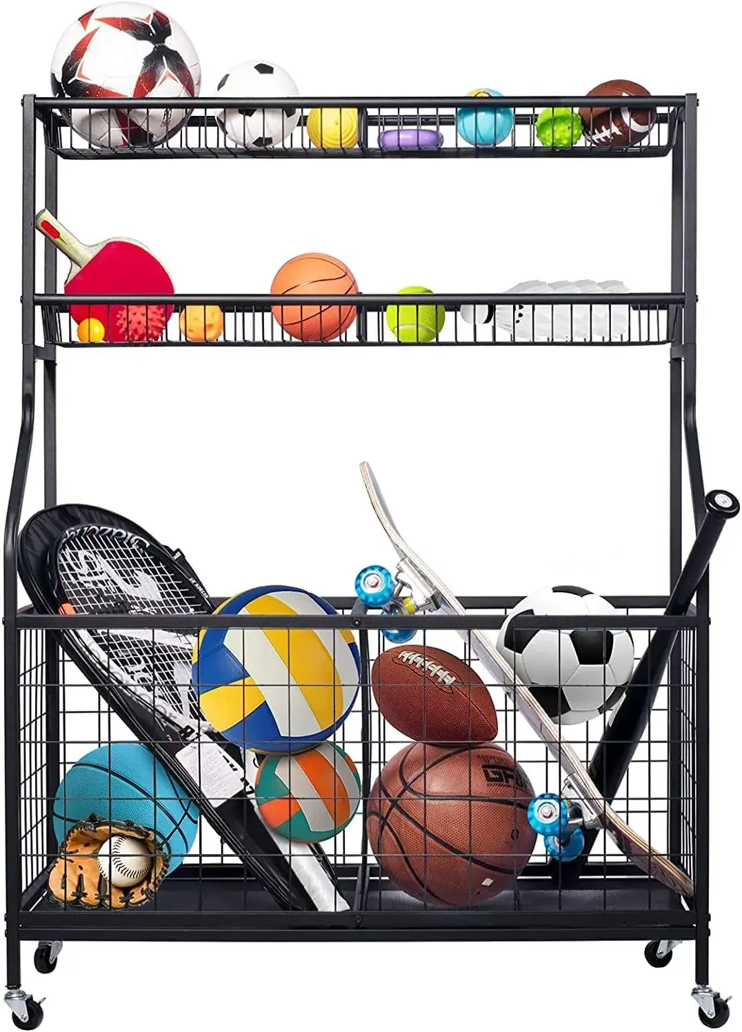 ที่เก็บอุปกรณ์กีฬาในโรงรถ รุ่น - Sports Equipment Garage Organizer บทวิจารณ์และราคา