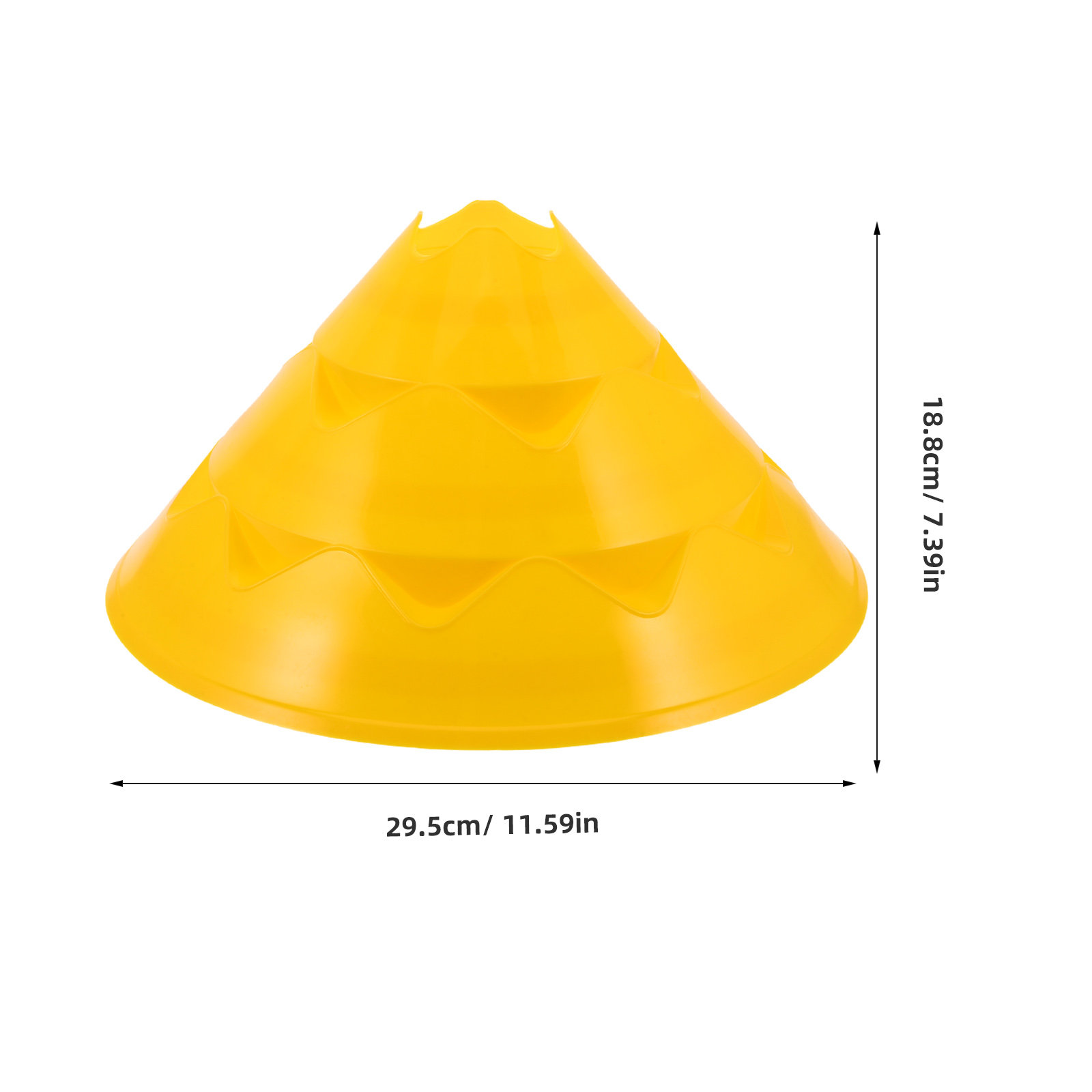 กรวยฝึกซ้อมฟุตบอล 6 ชิ้น ขนาด  - Football Training Cone บทวิจารณ์และราคา