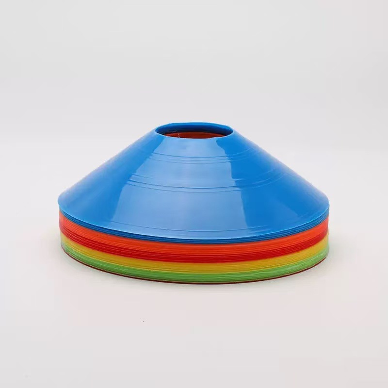 แผ่นกรวยฝึกซ้อมฟุตบอล 10 ชิ้น  - Football Training Cone บทวิจารณ์และราคา