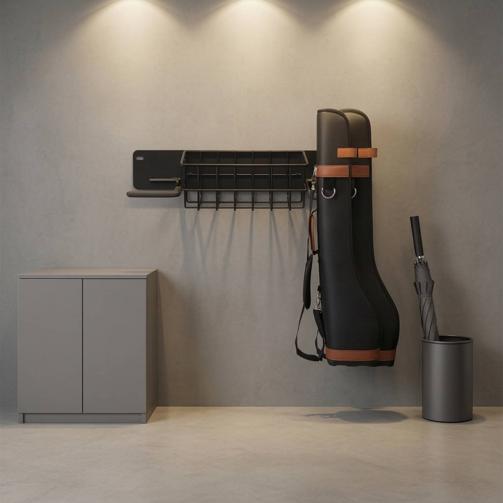 ชั้นวางอุปกรณ์กอล์ฟแบบติดผนังพ - Sports Equipment Garage Organizer บทวิจารณ์และราคา