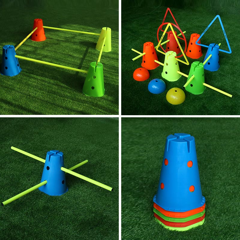 อุปกรณ์ฝึกกีฬา ฟุตบอล บาสเกตบอ - Football Training Cone บทวิจารณ์และราคา
