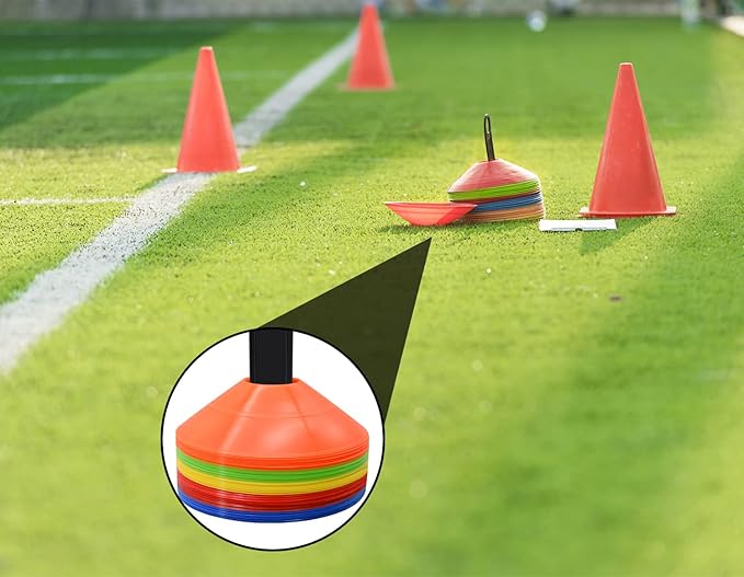 อุปกรณ์ฝึกซ้อมฟุตบอลแบบดิสก์พร - Football Training Cone บทวิจารณ์และราคา